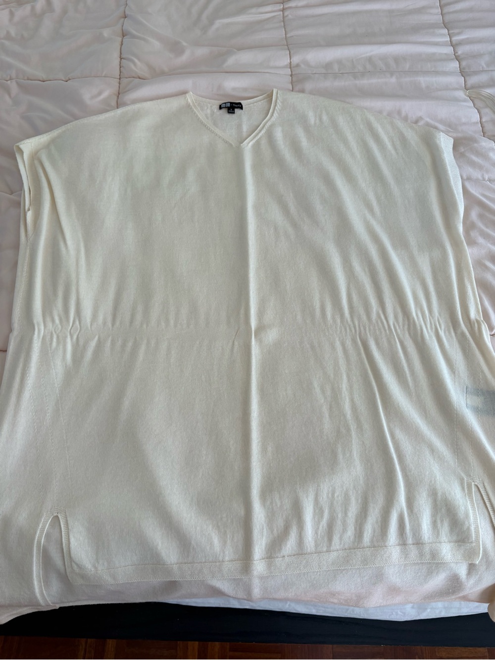 Uniqlo x theory wool top, oversized